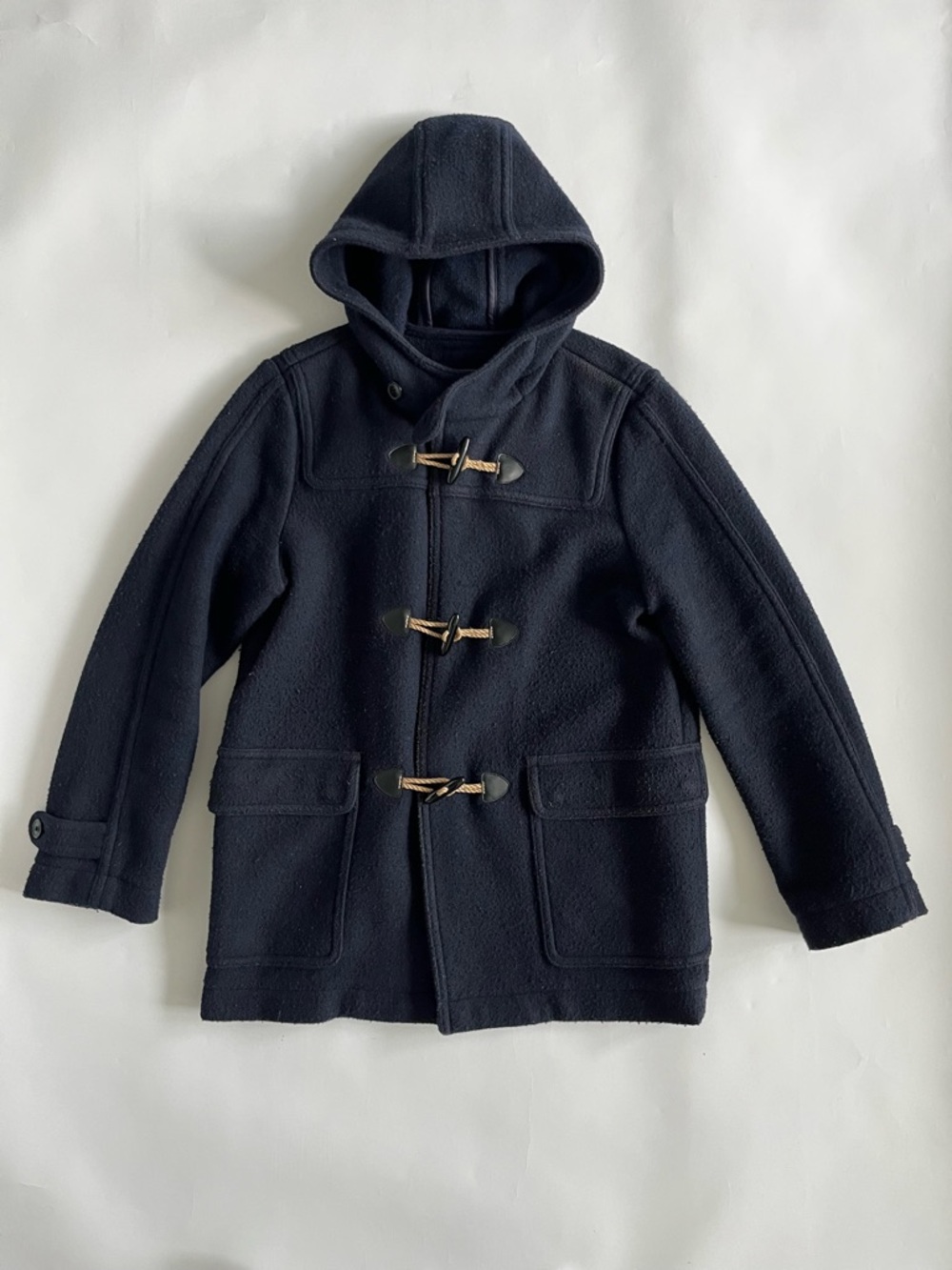 Gap Men's Hooded Toggle Duffle Coat - Navy